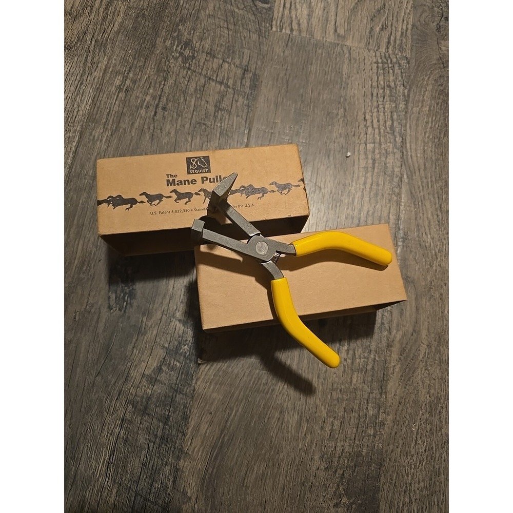 David B Sequist MANE PULLER Patent #5022350 Grooming Combing Pulling Horse Mane
